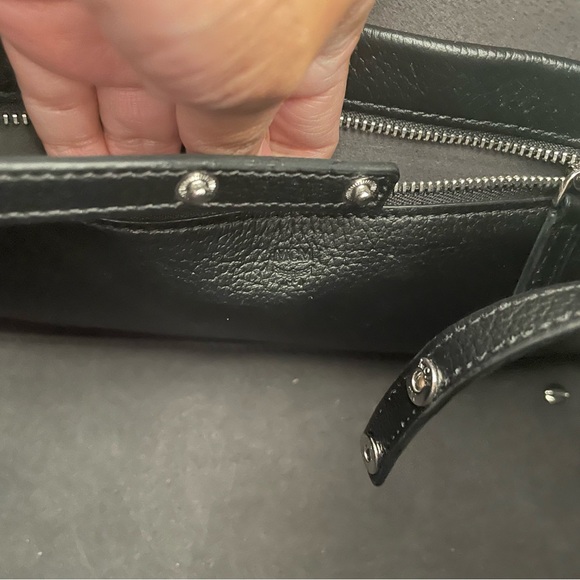 MCM logo bag. Grey logo on sides. Detachable long strap included. Gently worn. - Picture 7 of 9